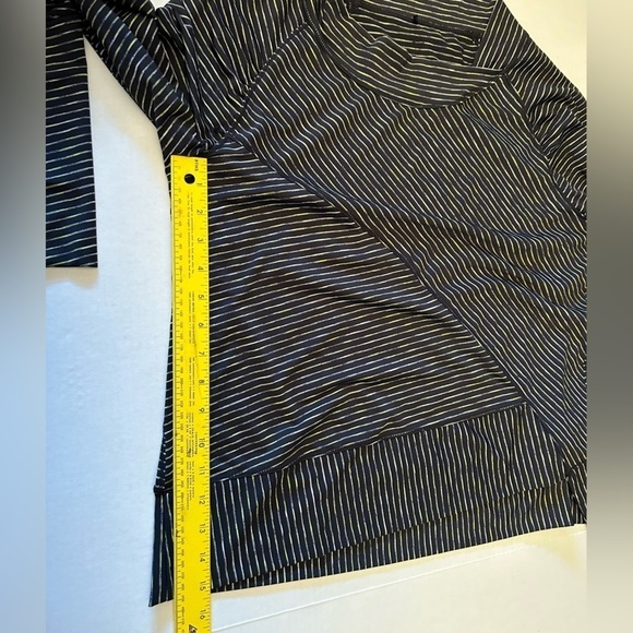 Prana Alicia stripped long sleeve mock neck pull over women’s top Sz-XL Z1 - Picture 7 of 8